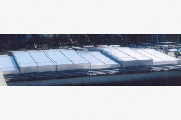 Aluminum Clean Water Reservoir Covering with Solar Panels